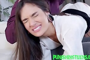 Good-luck piece teen bdsm pounded added to spanked